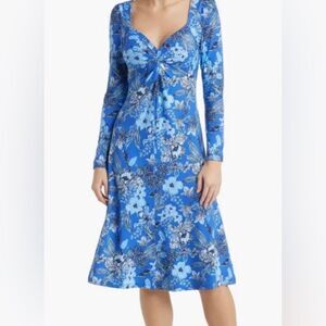 Lilly Pulitzer Claudia Twist Front Midi Dress